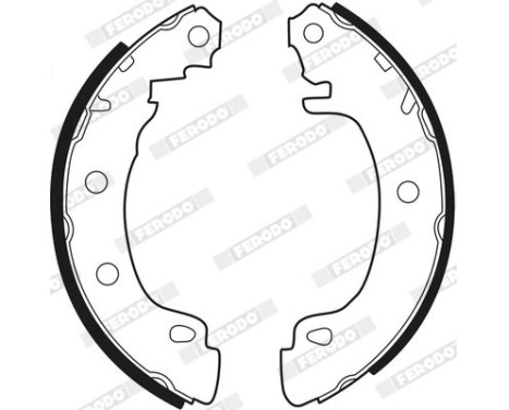 Brake Shoe Kit PREMIER FSB544 Ferodo, Image 3