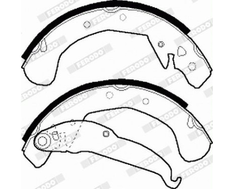 Brake Shoe Kit PREMIER FSB545 Ferodo, Image 4