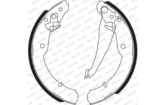 Brake Shoe Kit PREMIER FSB549 Ferodo, Image 3