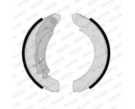 Brake Shoe Kit PREMIER FSB567 Ferodo, Image 2