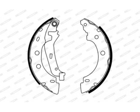 Brake Shoe Kit PREMIER FSB583 Ferodo, Image 2