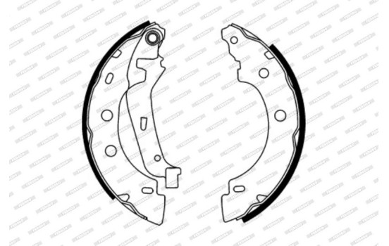 Brake Shoe Kit PREMIER FSB583 Ferodo, Image 2