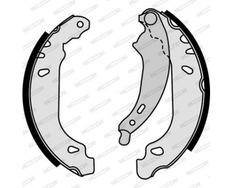 Brake Shoe Kit PREMIER FSB584 Ferodo, Image 3