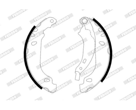 Brake Shoe Kit PREMIER FSB584 Ferodo, Image 2
