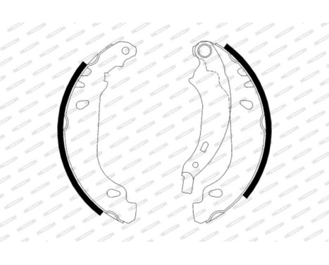 Brake Shoe Kit PREMIER FSB584 Ferodo, Image 2
