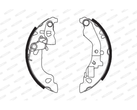 Brake Shoe Kit PREMIER FSB602 Ferodo, Image 2