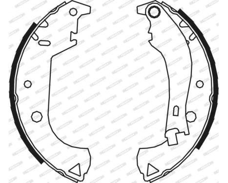 Brake Shoe Kit PREMIER FSB604 Ferodo, Image 3