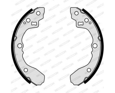 Brake Shoe Kit PREMIER FSB612 Ferodo, Image 3