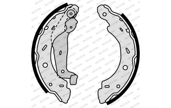 Brake Shoe Kit PREMIER FSB614 Ferodo, Image 3