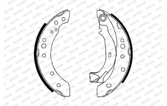 Brake Shoe Kit PREMIER FSB626 Ferodo, Image 2