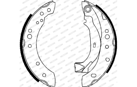 Brake Shoe Kit PREMIER FSB626 Ferodo, Image 3