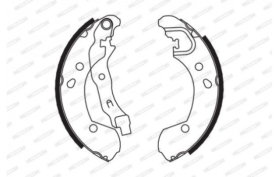 Brake Shoe Kit PREMIER FSB649 Ferodo