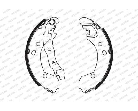 Brake Shoe Kit PREMIER FSB649 Ferodo