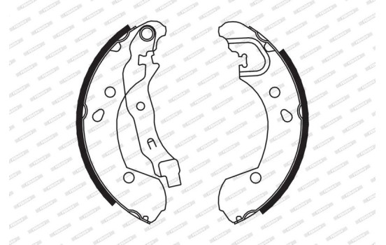 Brake Shoe Kit PREMIER FSB649 Ferodo