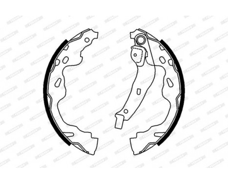 Brake Shoe Kit PREMIER FSB672 Ferodo