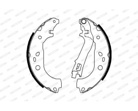 Brake Shoe Kit PREMIER FSB676 Ferodo, Image 2