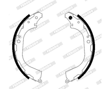 Brake Shoe Kit PREMIER FSB683 Ferodo, Image 2