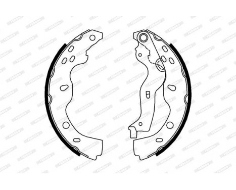 Brake Shoe Kit PREMIER FSB691 Ferodo, Image 2
