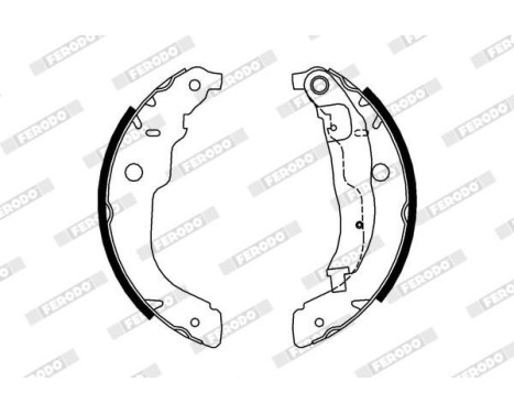 Brake Shoe Kit PREMIER FSB694 Ferodo, Image 2