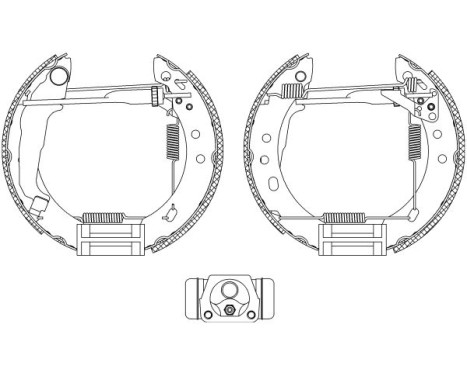 Brake Shoe Kit Shoe Kit Pro, Image 2