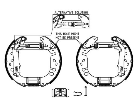 Brake Shoe Kit Shoe Kit Pro, Image 2