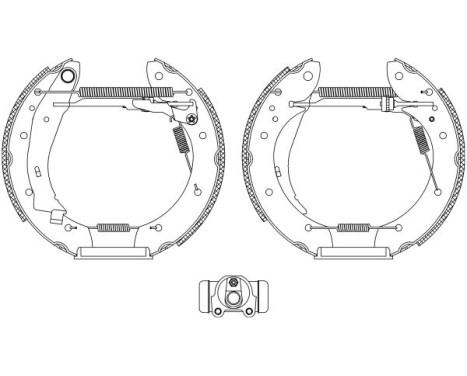 Brake Shoe Kit Shoe Kit Pro, Image 2