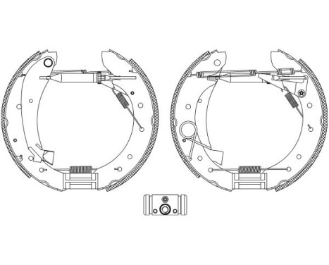 Brake Shoe Kit Shoe Kit Pro, Image 2