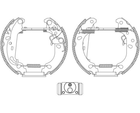 Brake Shoe Kit Shoe Kit Pro, Image 2