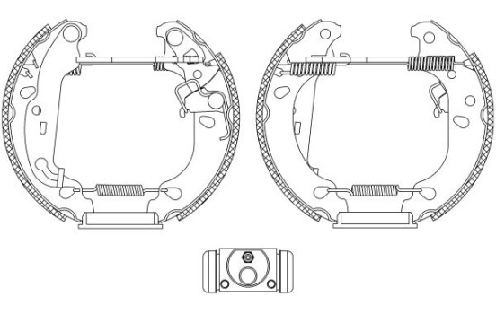 Brake Shoe Kit Shoe Kit Pro, Image 2