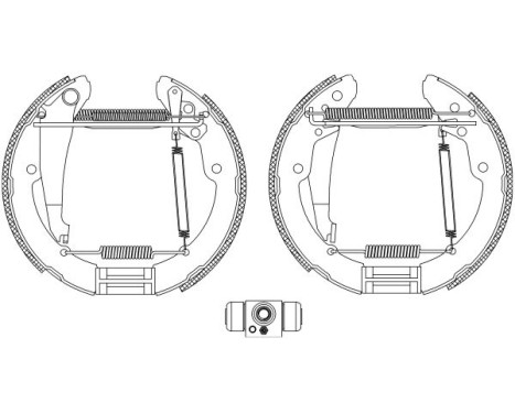 Brake Shoe Kit Shoe Kit Pro, Image 2