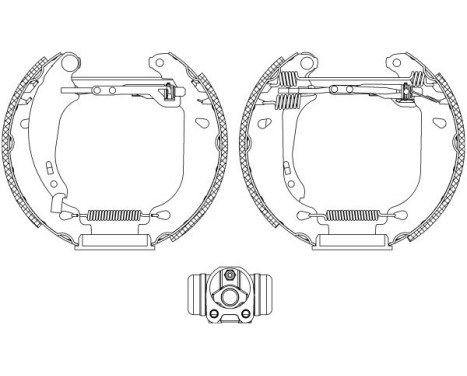 Brake Shoe Kit Shoe Kit Pro, Image 2