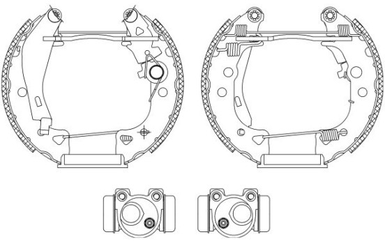 Brake Shoe Kit Shoe Kit Pro, Image 2