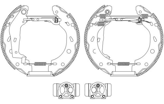Brake Shoe Kit Shoe Kit Pro, Image 2