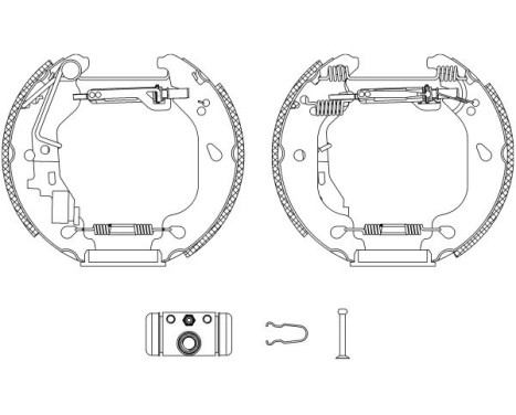 Brake Shoe Kit Shoe Kit Pro, Image 2