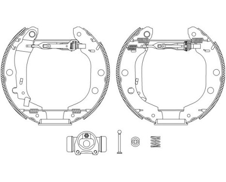 Brake Shoe Kit Shoe Kit Pro, Image 2