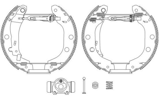 Brake Shoe Kit Shoe Kit Pro, Image 2