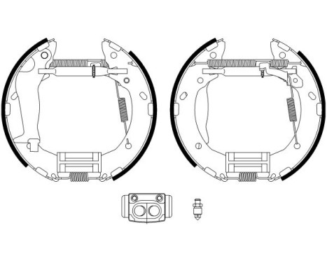 Brake Shoe Kit Shoe Kit Pro, Image 2