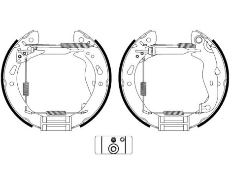 Brake Shoe Kit Shoe Kit Pro, Image 2