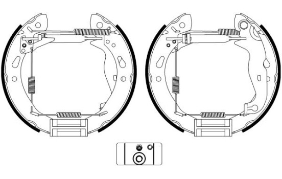 Brake Shoe Kit Shoe Kit Pro, Image 2