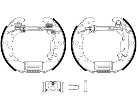 Brake Shoe Kit Shoe Kit Pro, Image 2