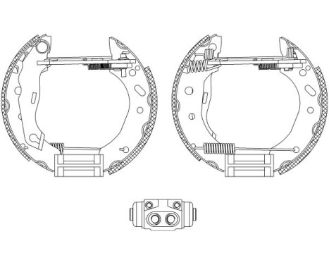 Brake Shoe Kit Shoe Kit Pro, Image 2