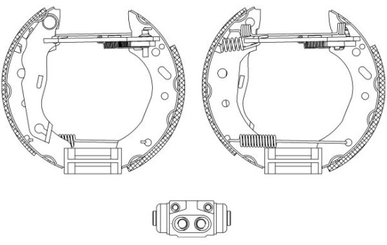Brake Shoe Kit Shoe Kit Pro, Image 2