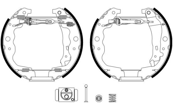 Brake Shoe Kit Shoe Kit Pro, Image 2