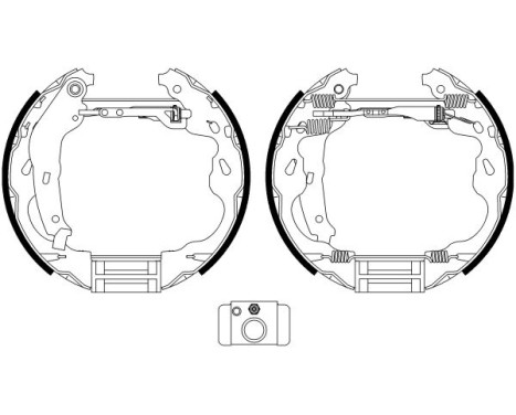 Brake Shoe Kit Shoe Kit Pro, Image 2