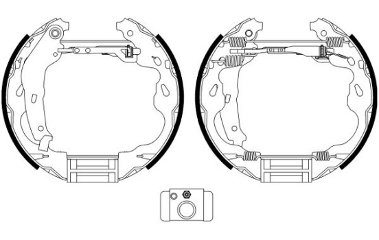 Brake Shoe Kit Shoe Kit Pro, Image 2
