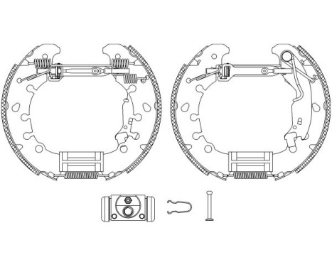 Brake Shoe Kit Shoe Kit Pro, Image 2