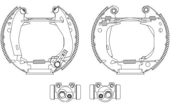 Brake Shoe Kit Shoe Kit Pro, Image 2