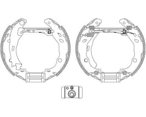 Brake Shoe Kit Shoe Kit Pro, Image 2