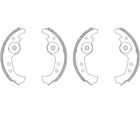 Brake Shoe Kit Shoe Kit, Image 2