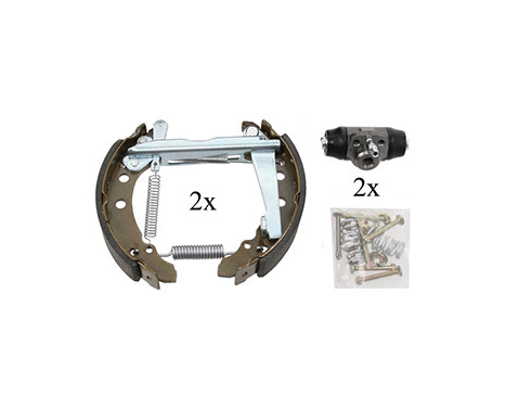 Brake Shoe Kit SMARTKIT 111410 ABS, Image 2